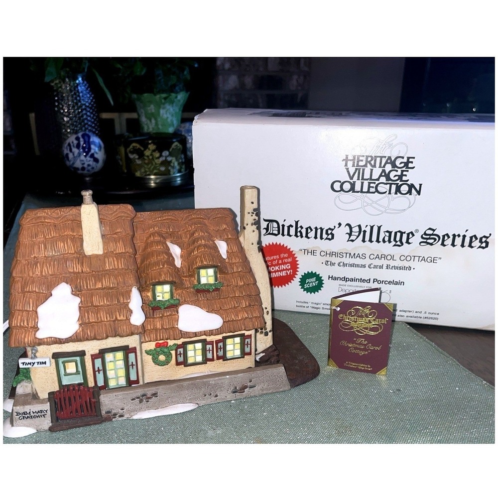 Dept 56 Dickens' Village Series "The Christmas Carol Cottage" 1996~Read